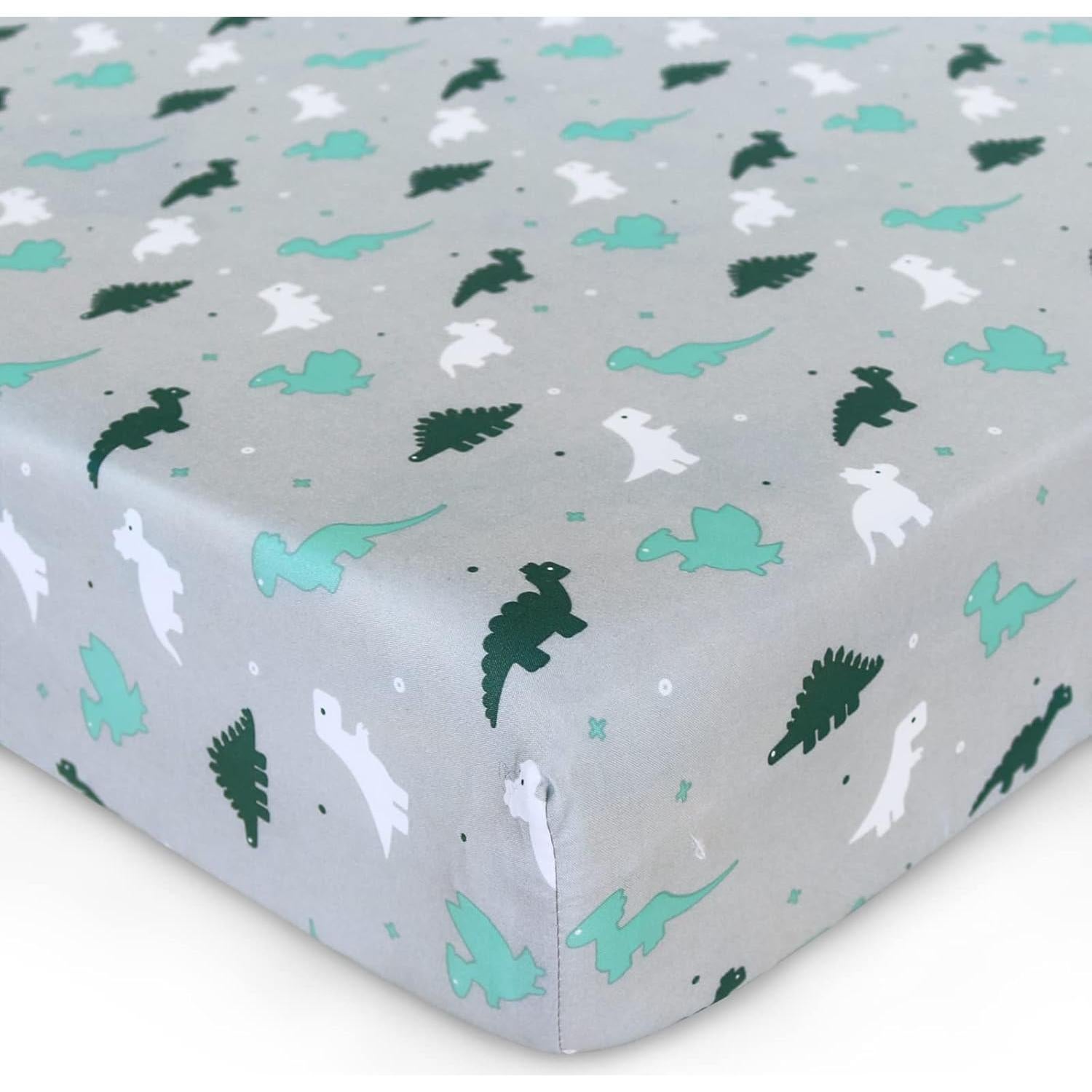 Sábanas de Cuna SPRINGSPIRIT 4 Piezas Suaves y Transpirables