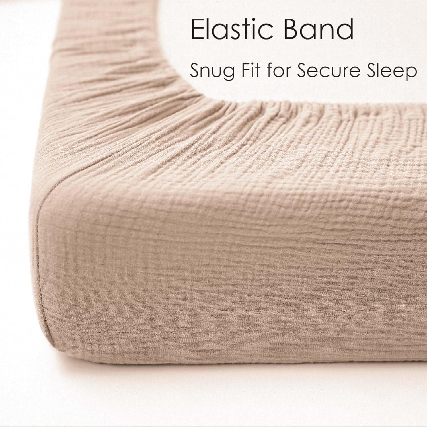 Sábanas Ajustadas de Muselina MairMore para Cuna 132x71cm