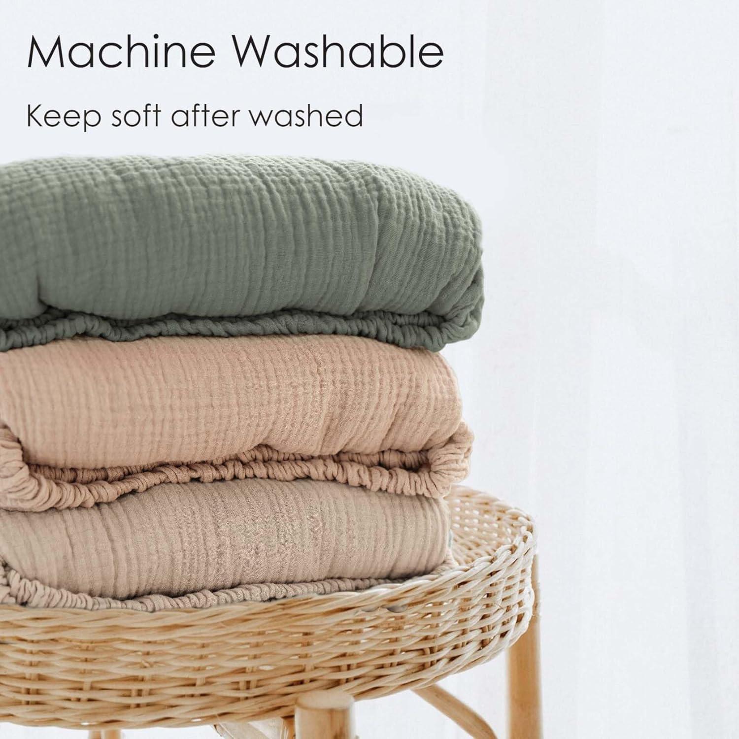 Sábanas Ajustadas de Muselina MairMore para Cuna 132x71cm