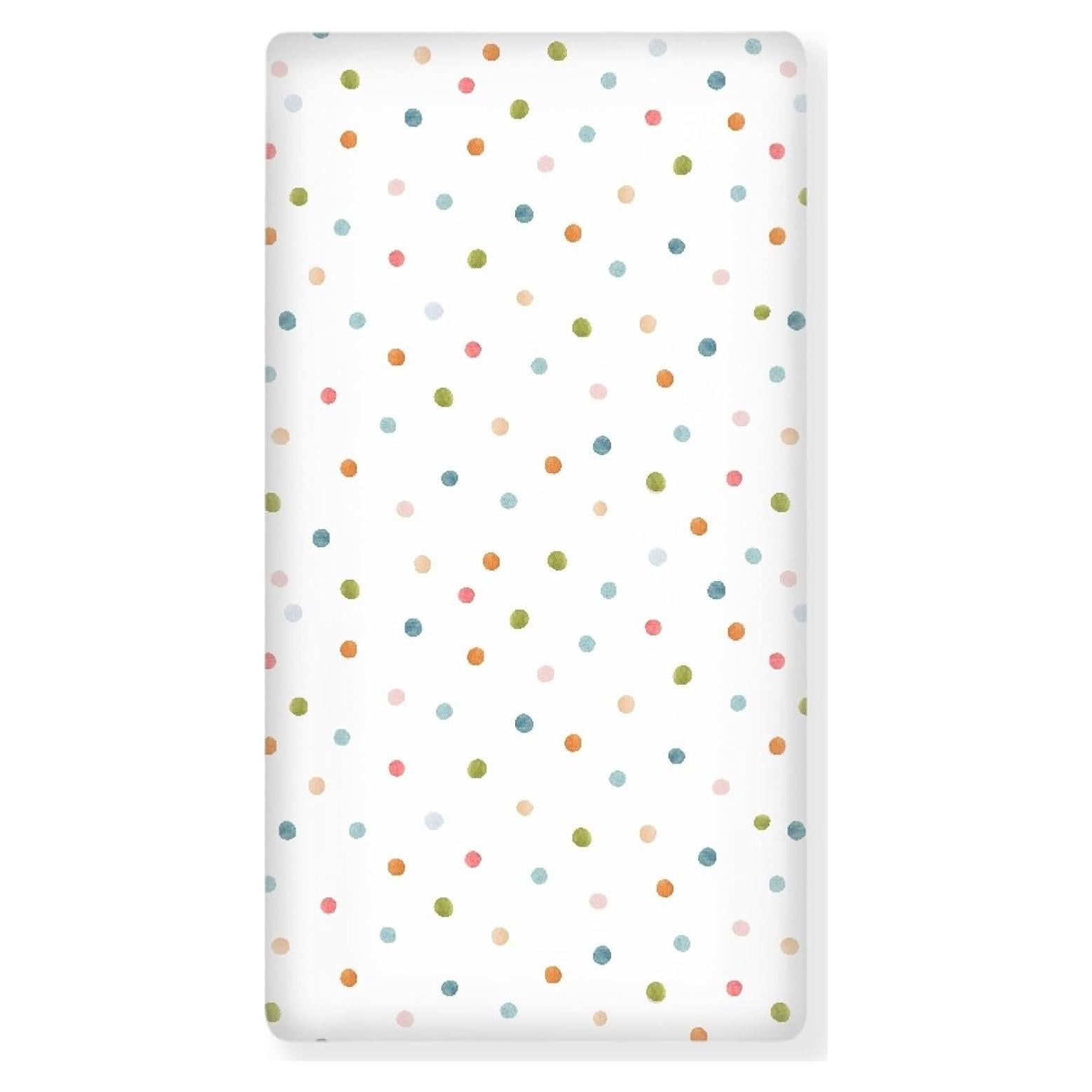 Sábana Ajustable para Cuna JEPFEIXIA Lunares 71x132 cm