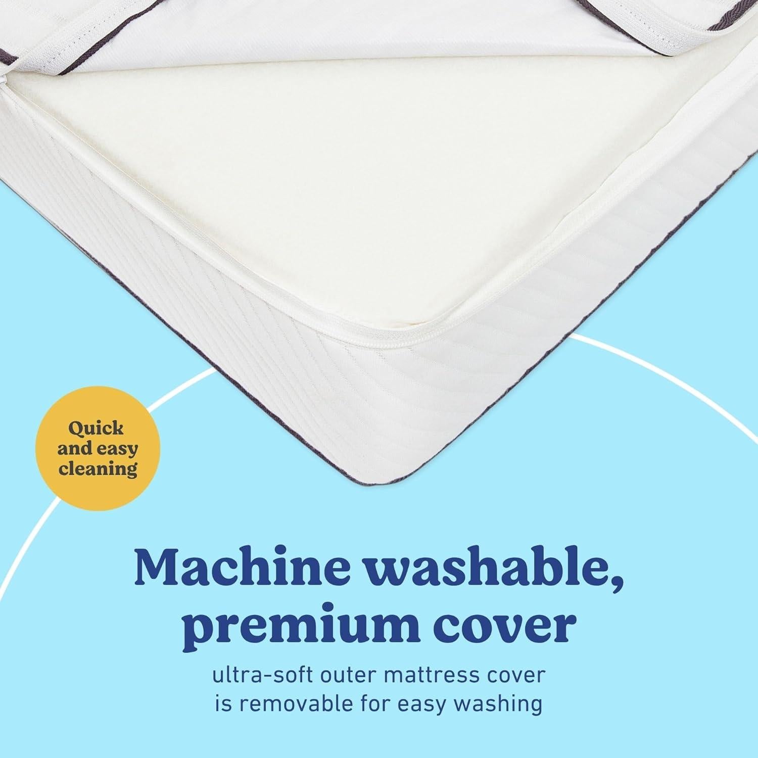 Colchón de Cuna Doble-Confort Graco 2-Pack con Protector