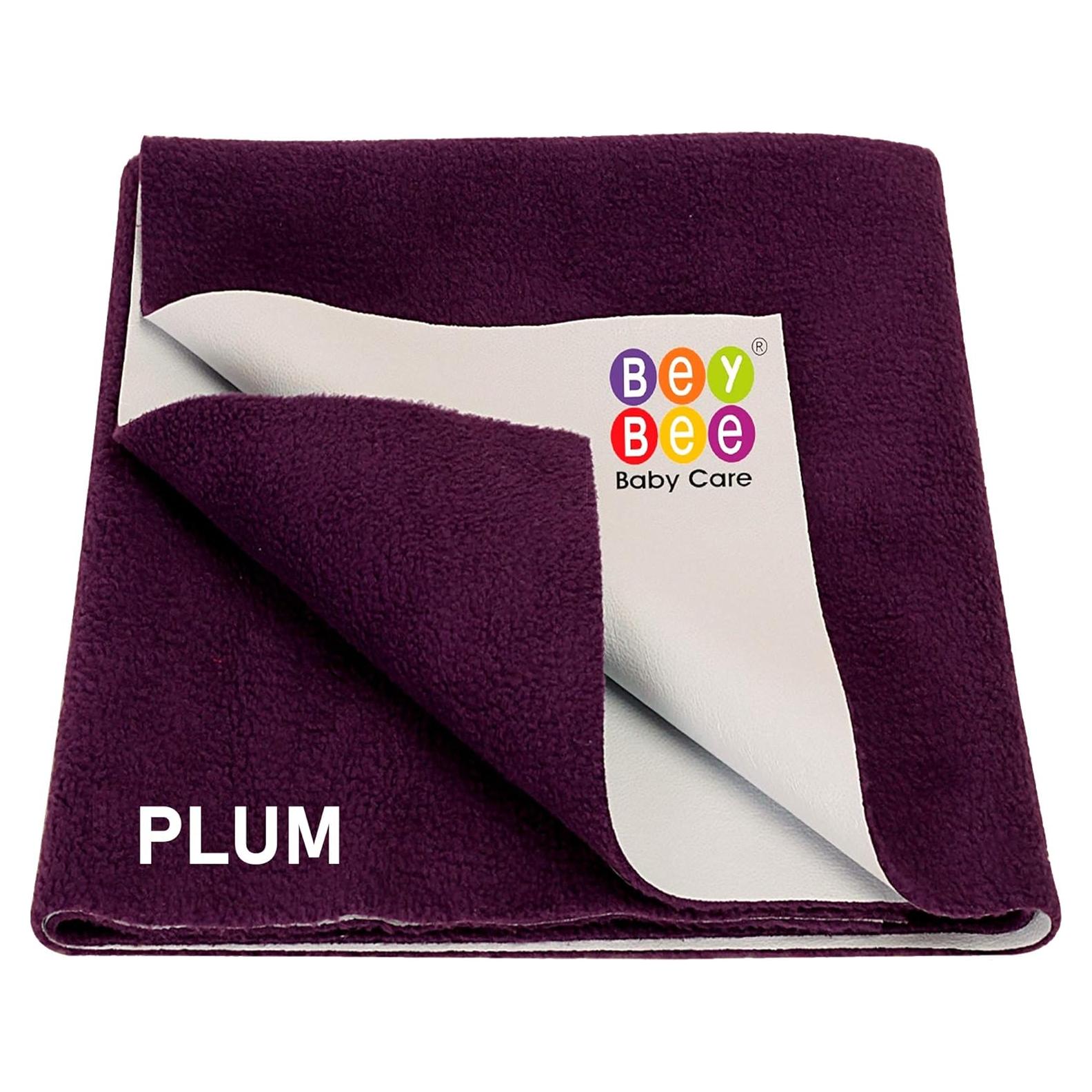 Protector de Cama Impermeable BeyBee Grande Ciruela 140x100 cm