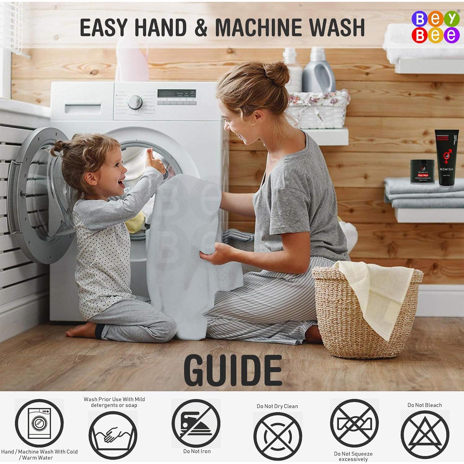 Protector de Cama Impermeable BeyBee Grande Ciruela 140x100 cm