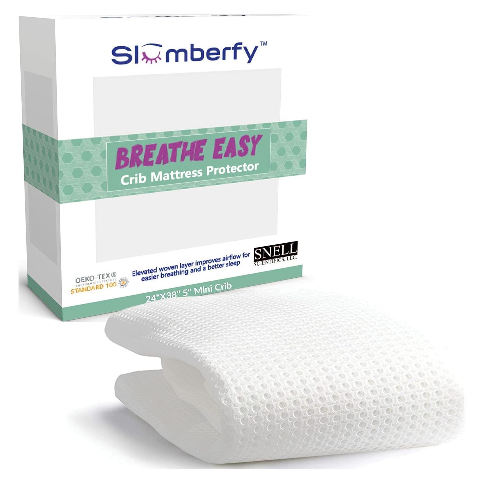 Protector de Colchón Impermeable Slumberfy Cuna Mini Transpirable