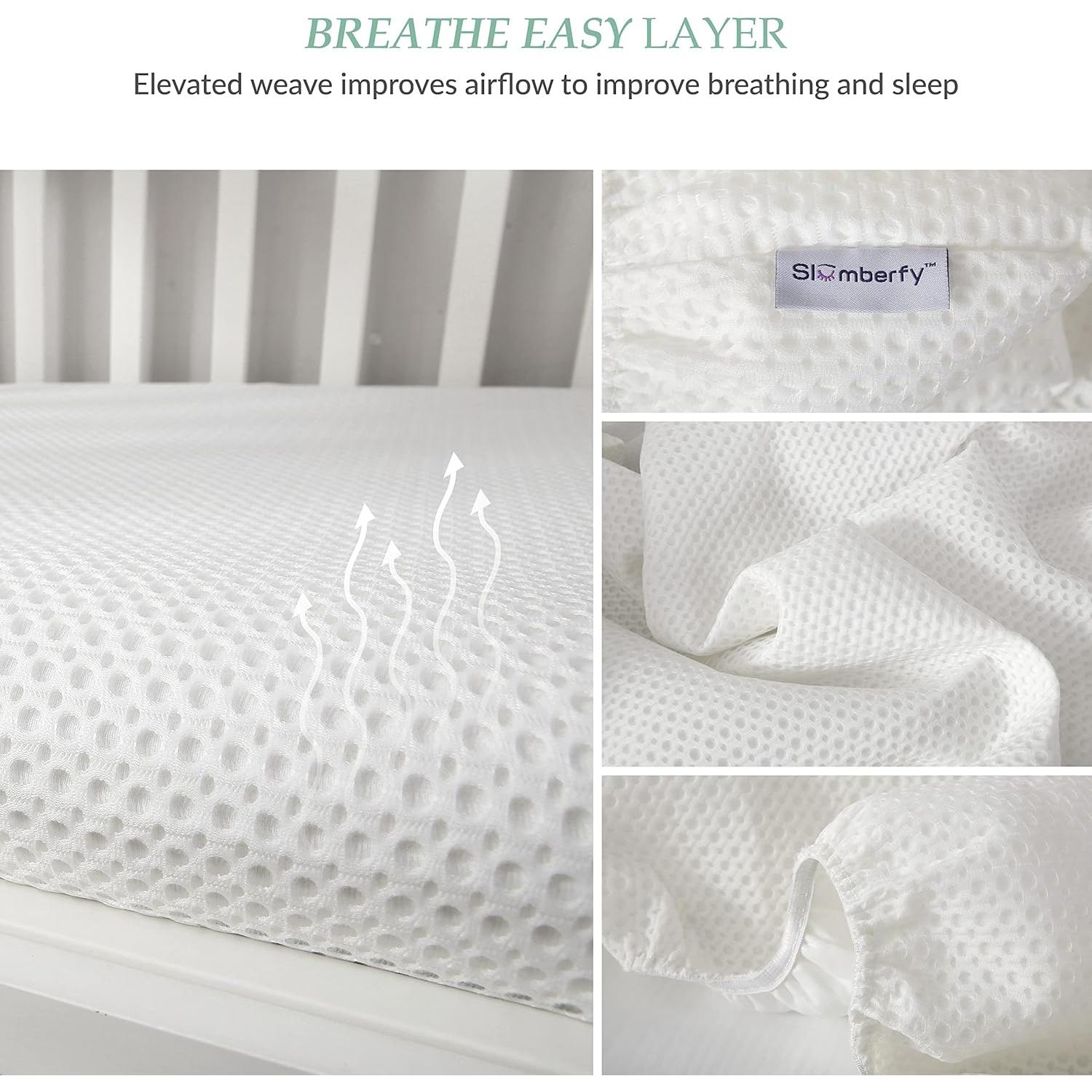 Protector de Colchón Impermeable Slumberfy Cuna Mini Transpirable