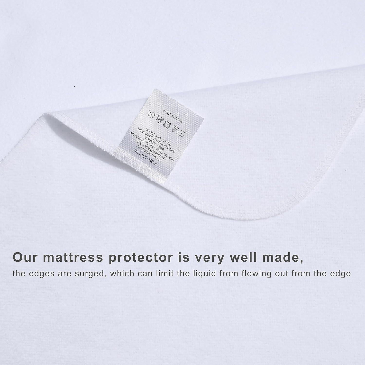 Protector de Cuna Impermeable Shunjie 68.6x99.1 cm 2 Piezas