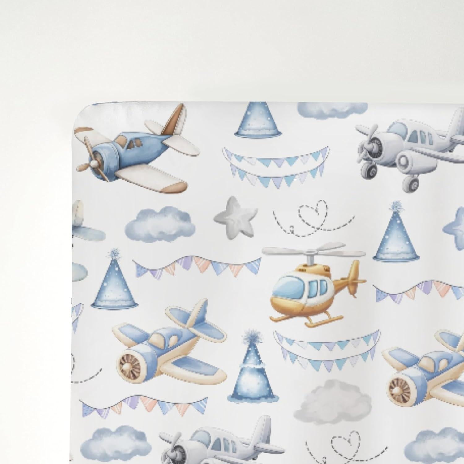 Sábanas de Cuna Ajustadas ZoUbqchY Aviones 132x71 cm