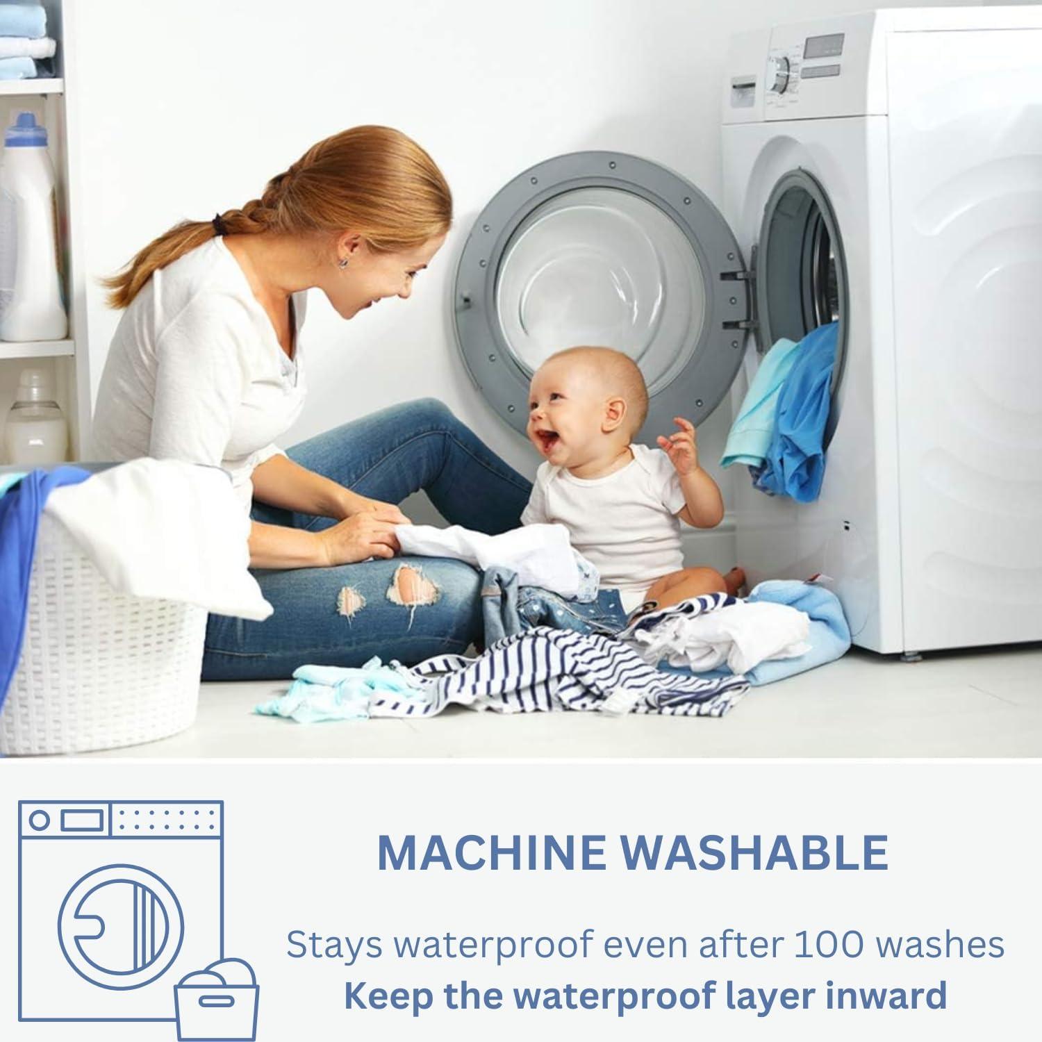 Protector de Colchón Impermeable NON Sticky Algodón Terry RV King