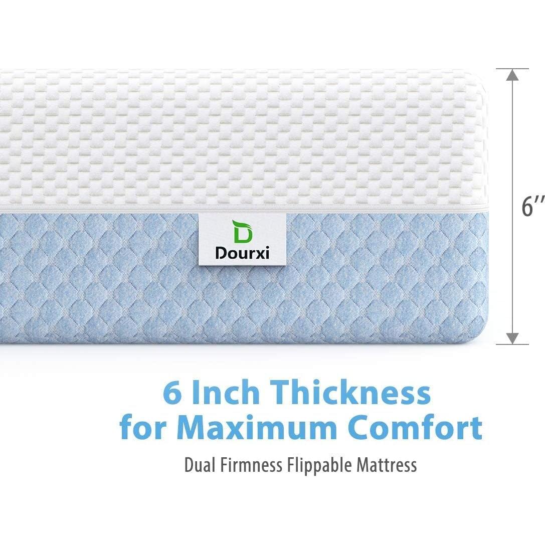 Colchón Dourxi para Cuna Doble Cara Espuma Viscoelástica 132x70cm