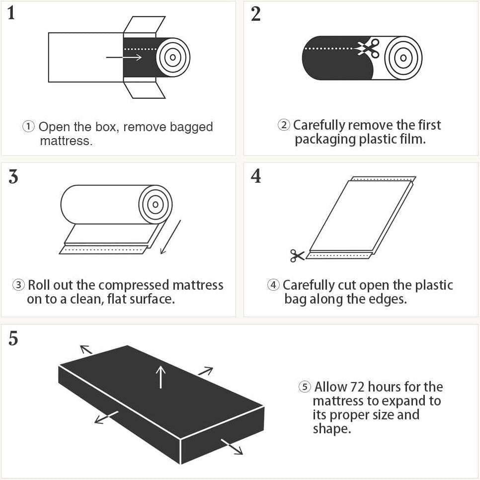 Colchón Dourxi para Cuna Doble Cara Espuma Viscoelástica 132x70cm