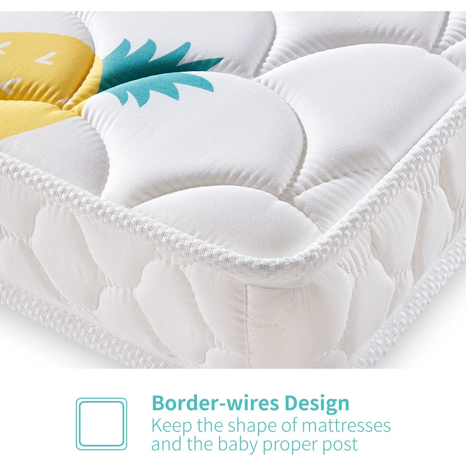 Colchón para Cuna y Niños Premium 132x70 cm Transpirable