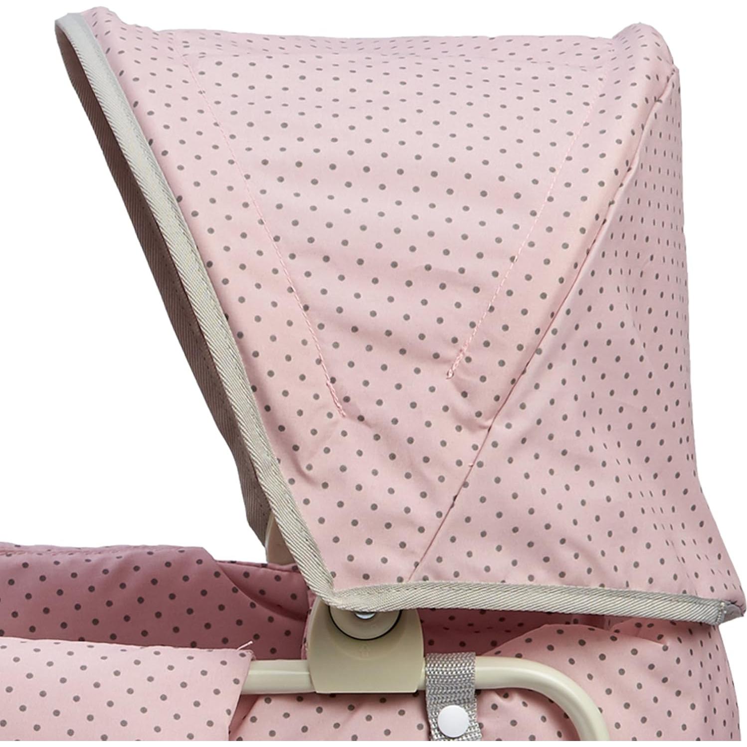 Carrito de Muñeca Deluxe Olivia's Little World Rosa y Gris