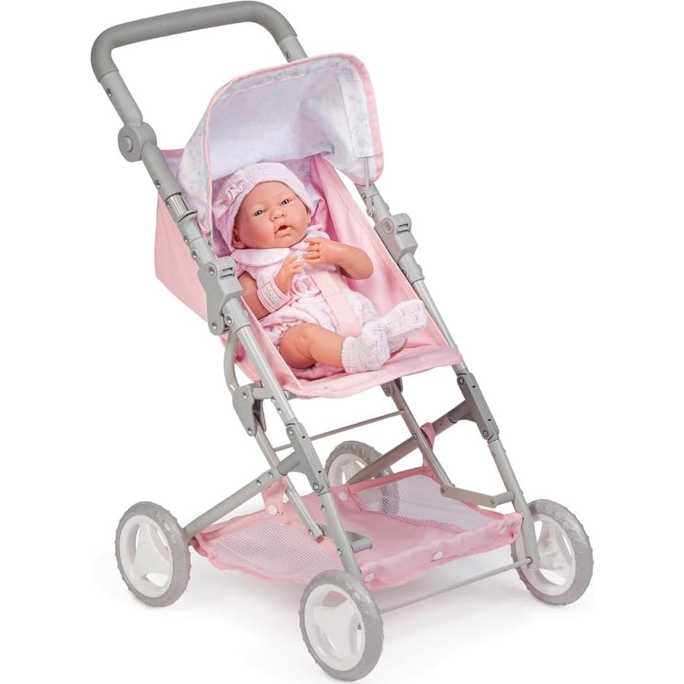 Cochecito Plegable Rosa JC Toys Berenguer Boutique 45.72 cm