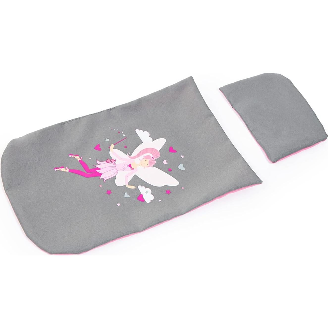 Pram para Muñecas Bayer Design Fairy Poka Dot Gris Rosa 46 cm