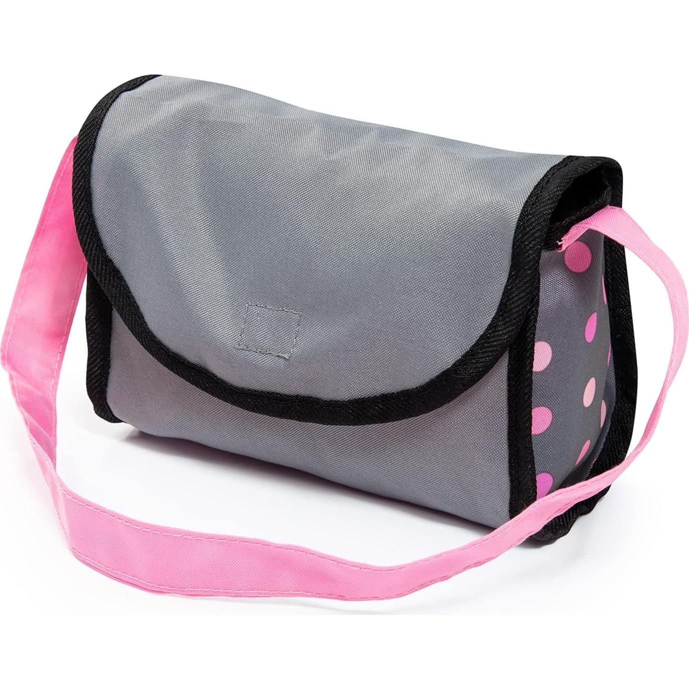 Pram para Muñecas Bayer Design Fairy Poka Dot Gris Rosa 46 cm