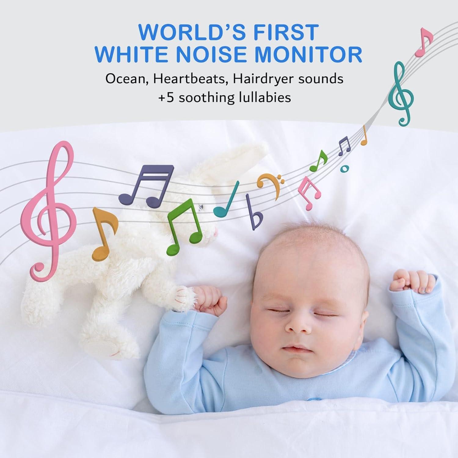 Monitor de Bebé Woneya VB803-Pro 2K HD, Alcance 600m, 48h Batería