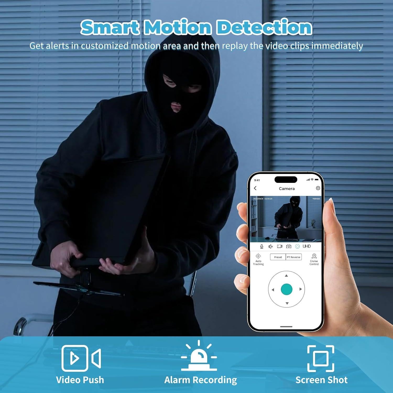 Monitor de Bebé Wi-Fi 3MP YY-90001-1 con Visión Nocturna