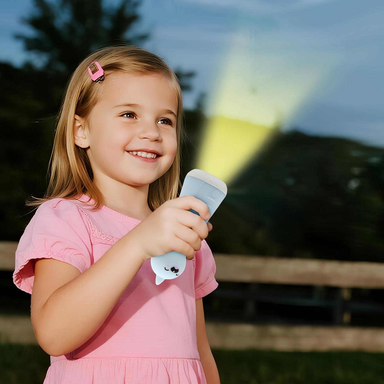 Linterna Nocturna LED ShaArkMango Recargable para Niños 6.1cm