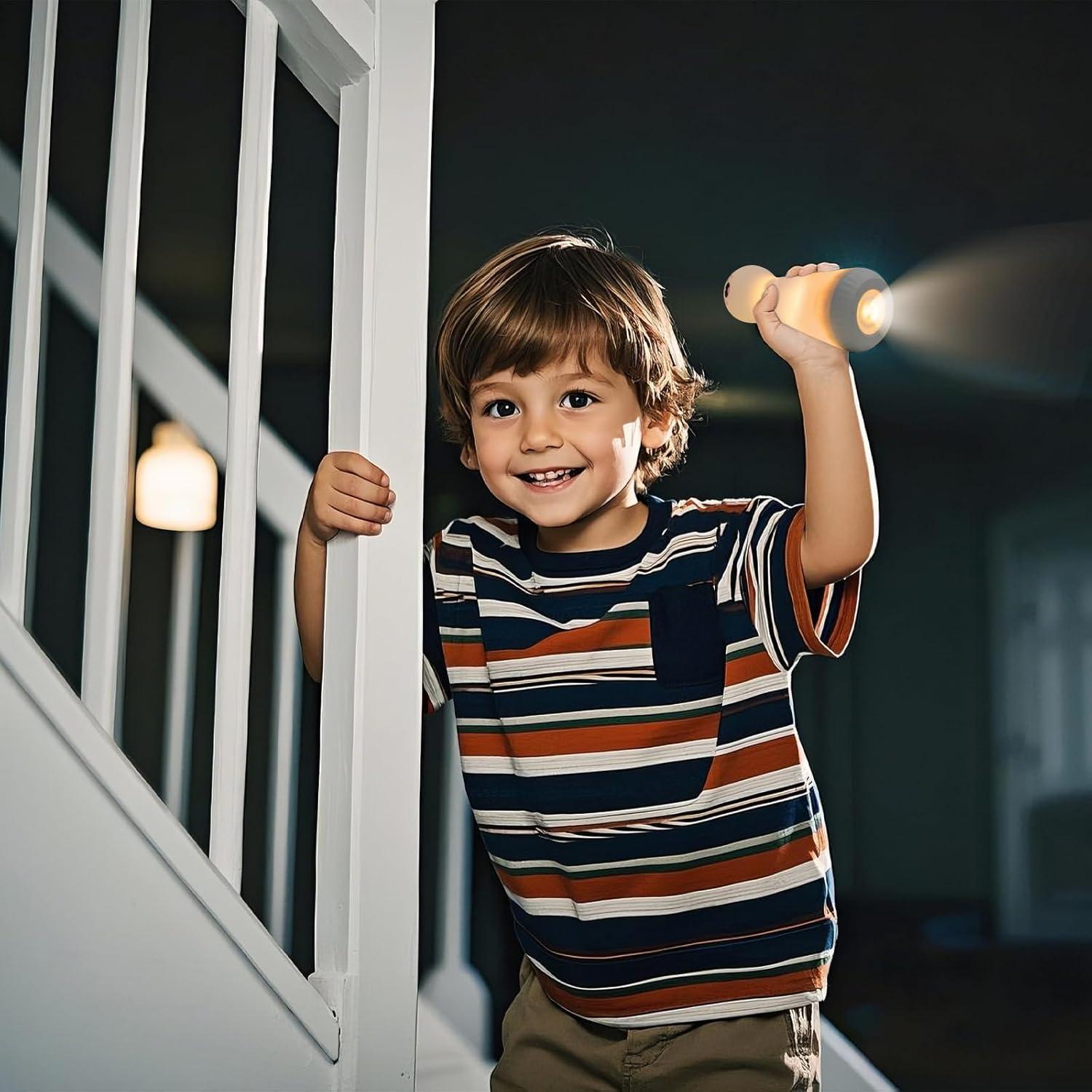 Linterna Nocturna LED ShaArkMango Recargable para Niños 6.1cm