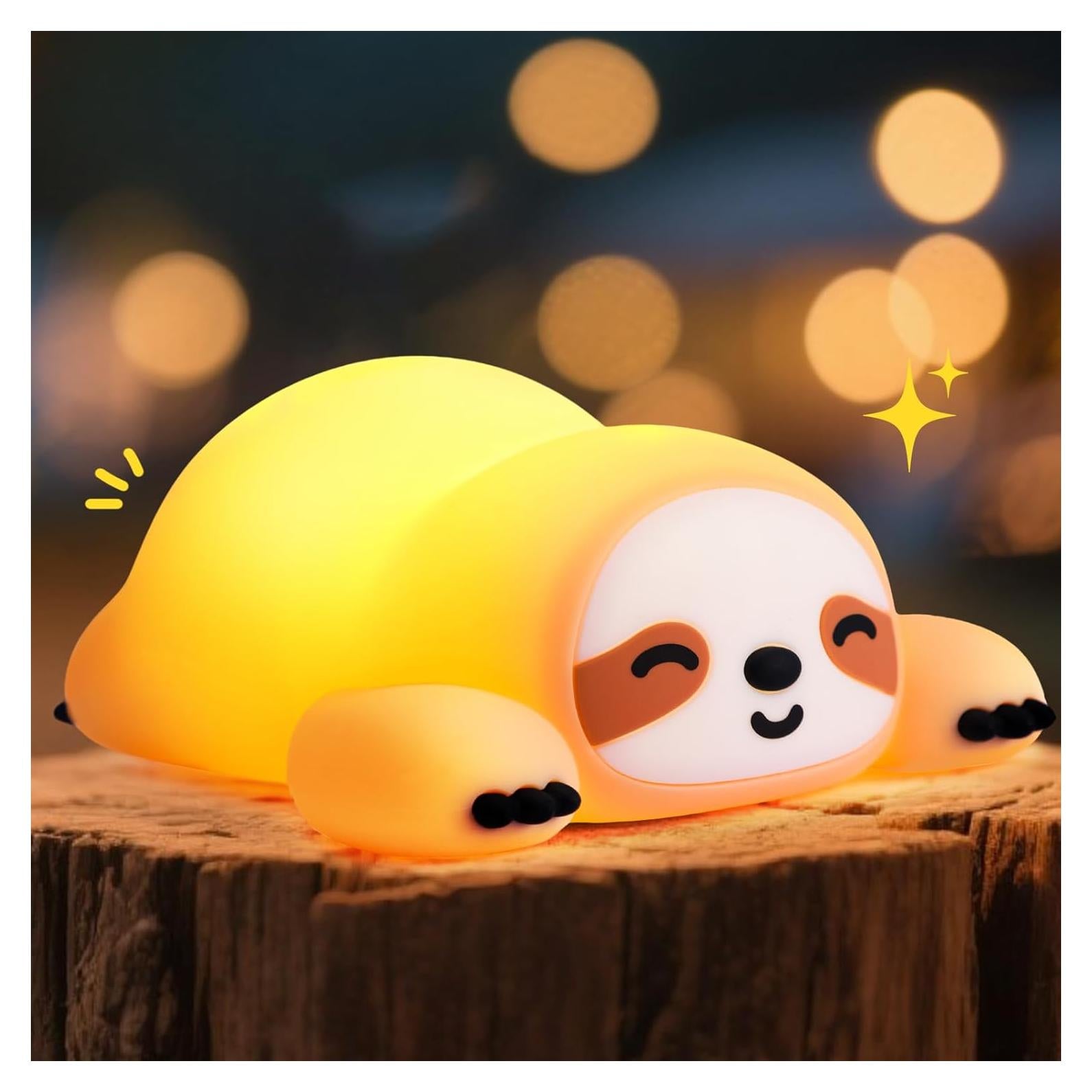 Luz Nocturna Regulable TCMOT Perezoso LED Recargable 3 Niveles