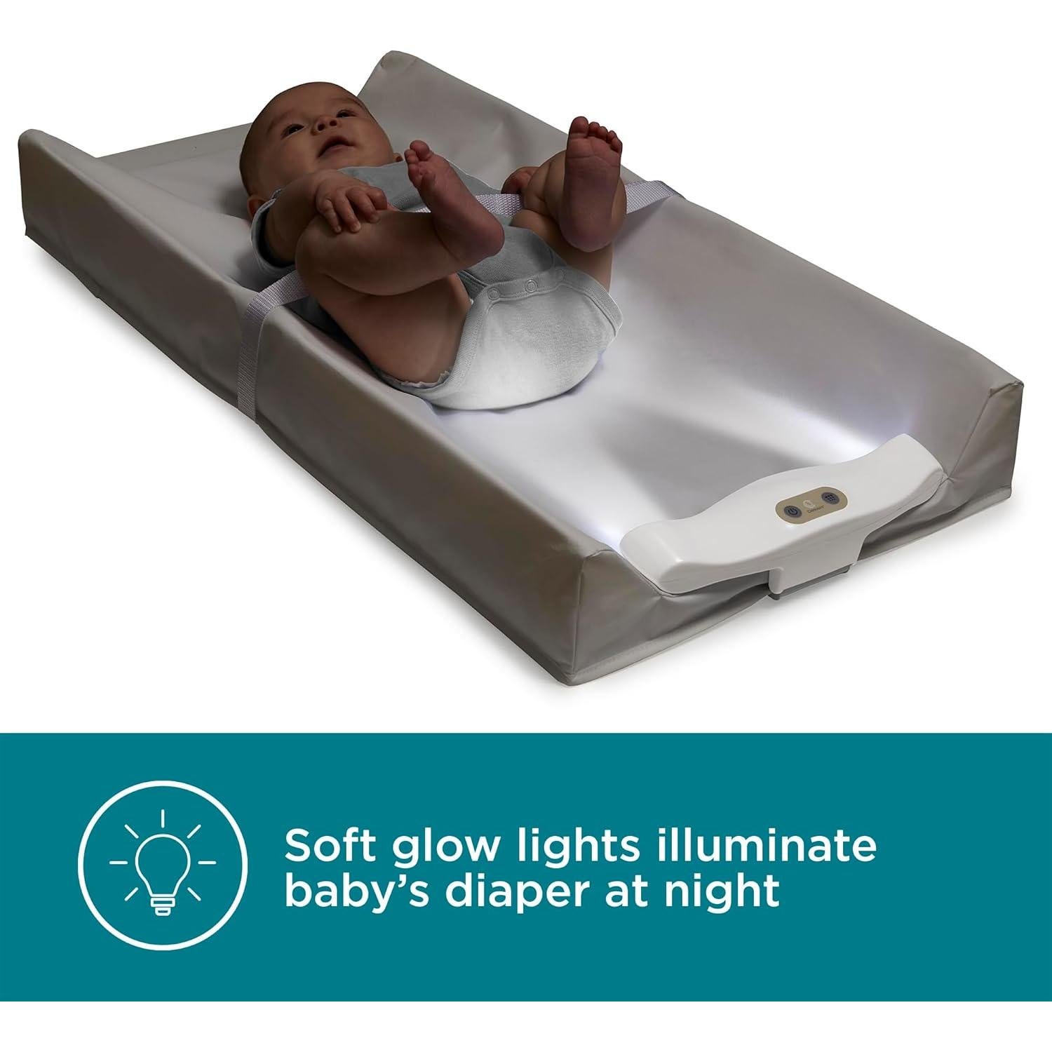 Luz Nocturna Suave Contornos GlowFlex para Cambiadores