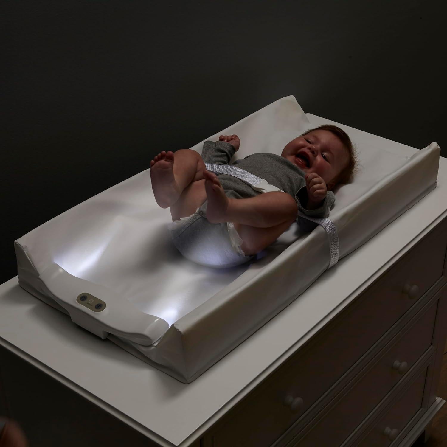 Luz Nocturna Suave Contornos GlowFlex para Cambiadores