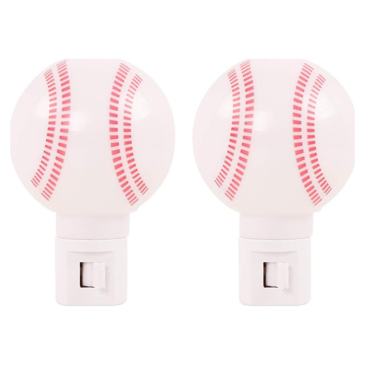 Luz Nocturna LED Omeet en Forma de Béisbol - Paquete de 2