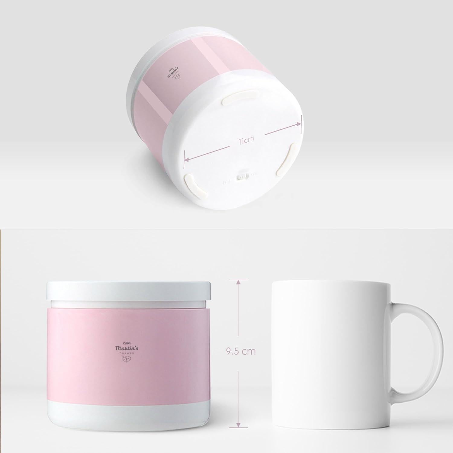 Luz Nocturna LED Little Martin - Lámpara Recargable USB 11x11 cm