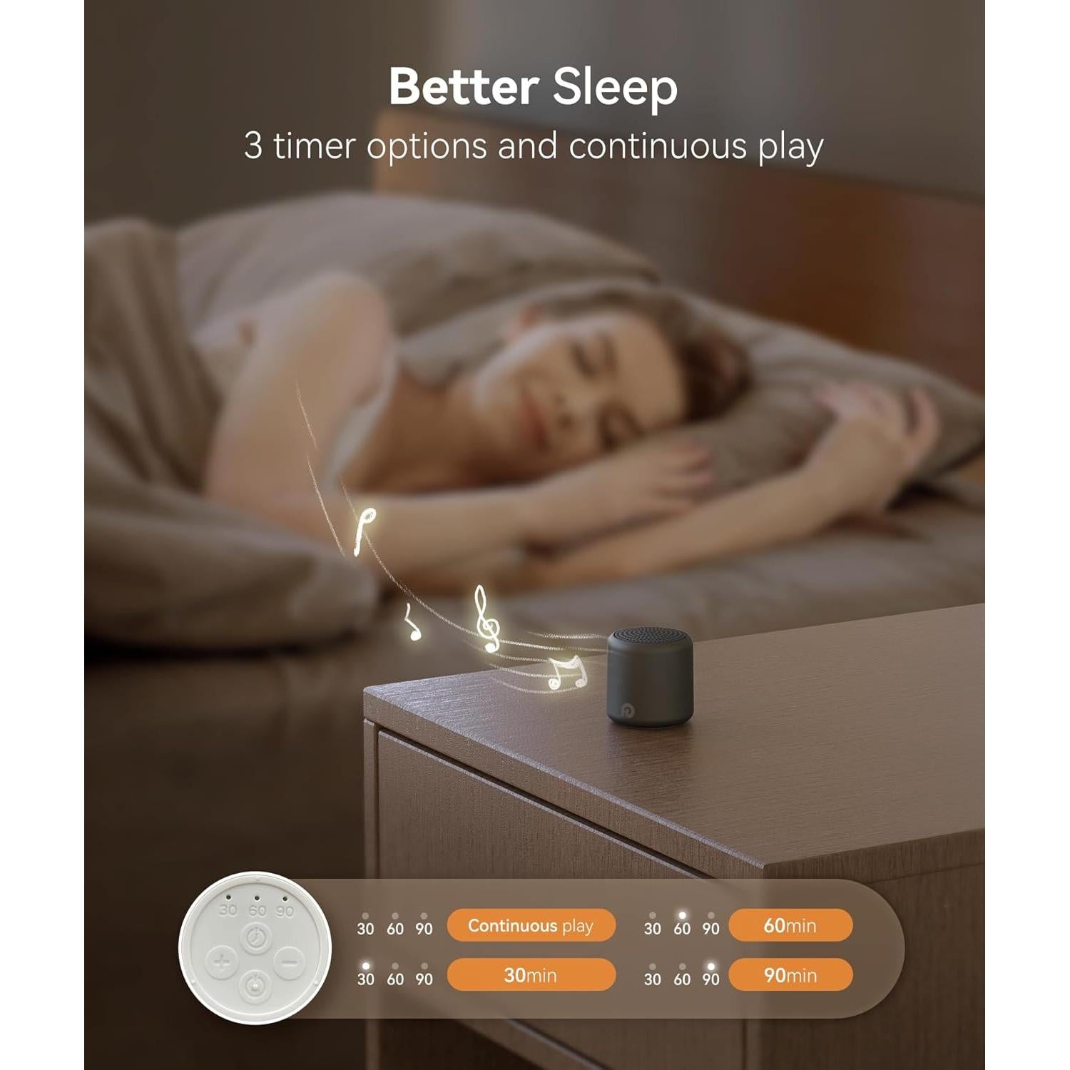 Máquina de Sonido Portátil Dreamegg HX-R30 - 16 Sonidos Naturales