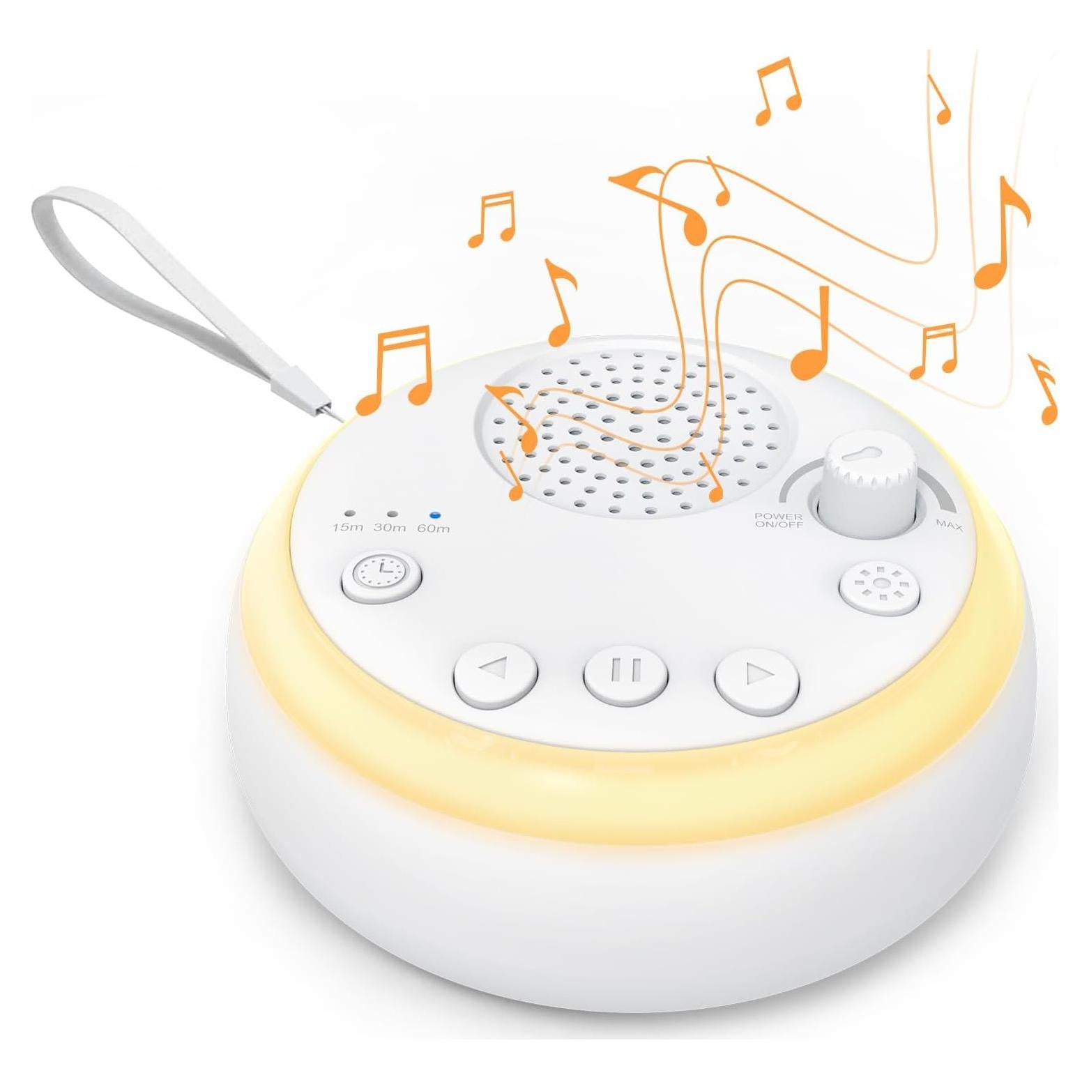 Máquina de Sonido iFamily NC01 para Dormir Bebés - 16 Sonidos, Luz Nocturna