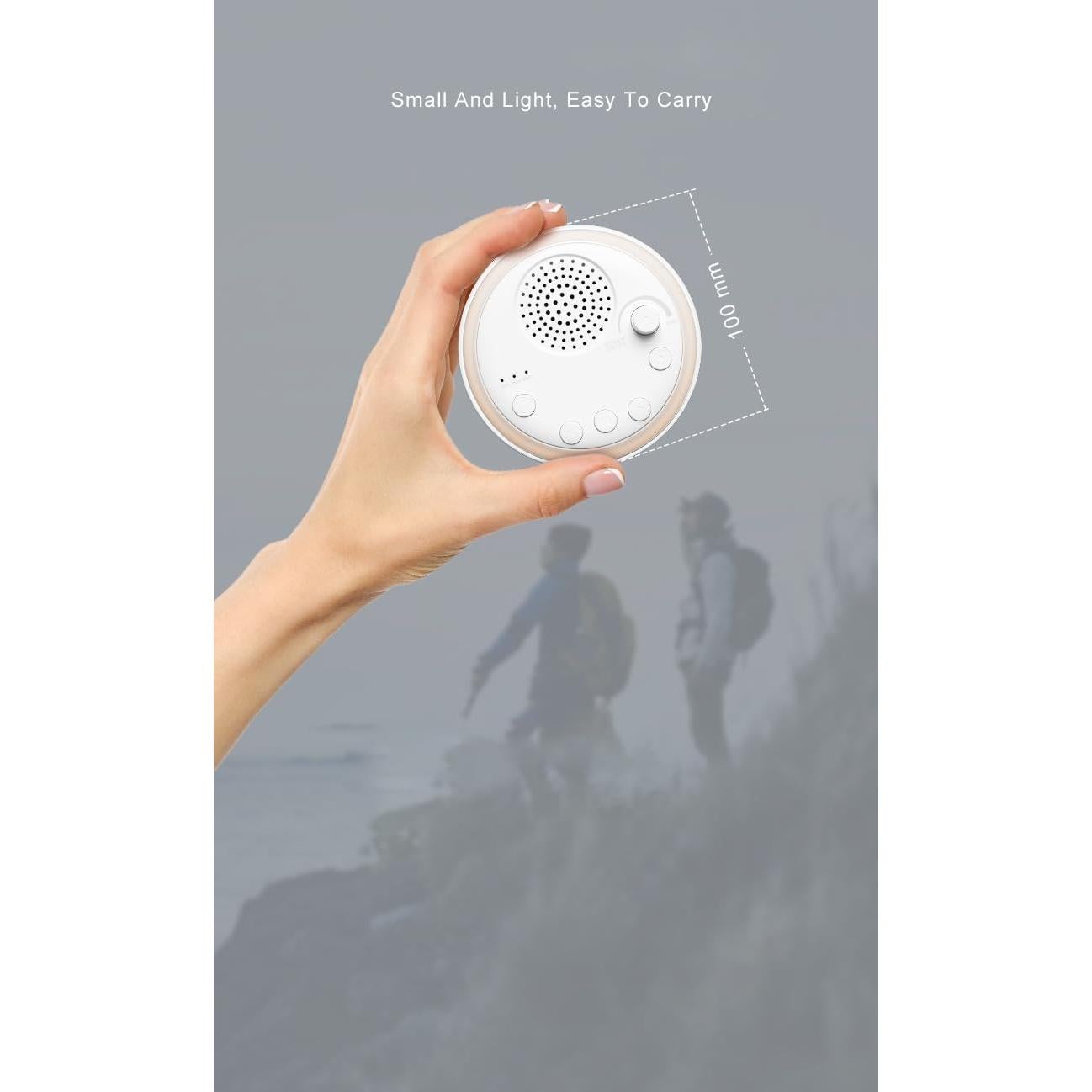 Máquina de Sonido iFamily NC01 para Dormir Bebés - 16 Sonidos, Luz Nocturna