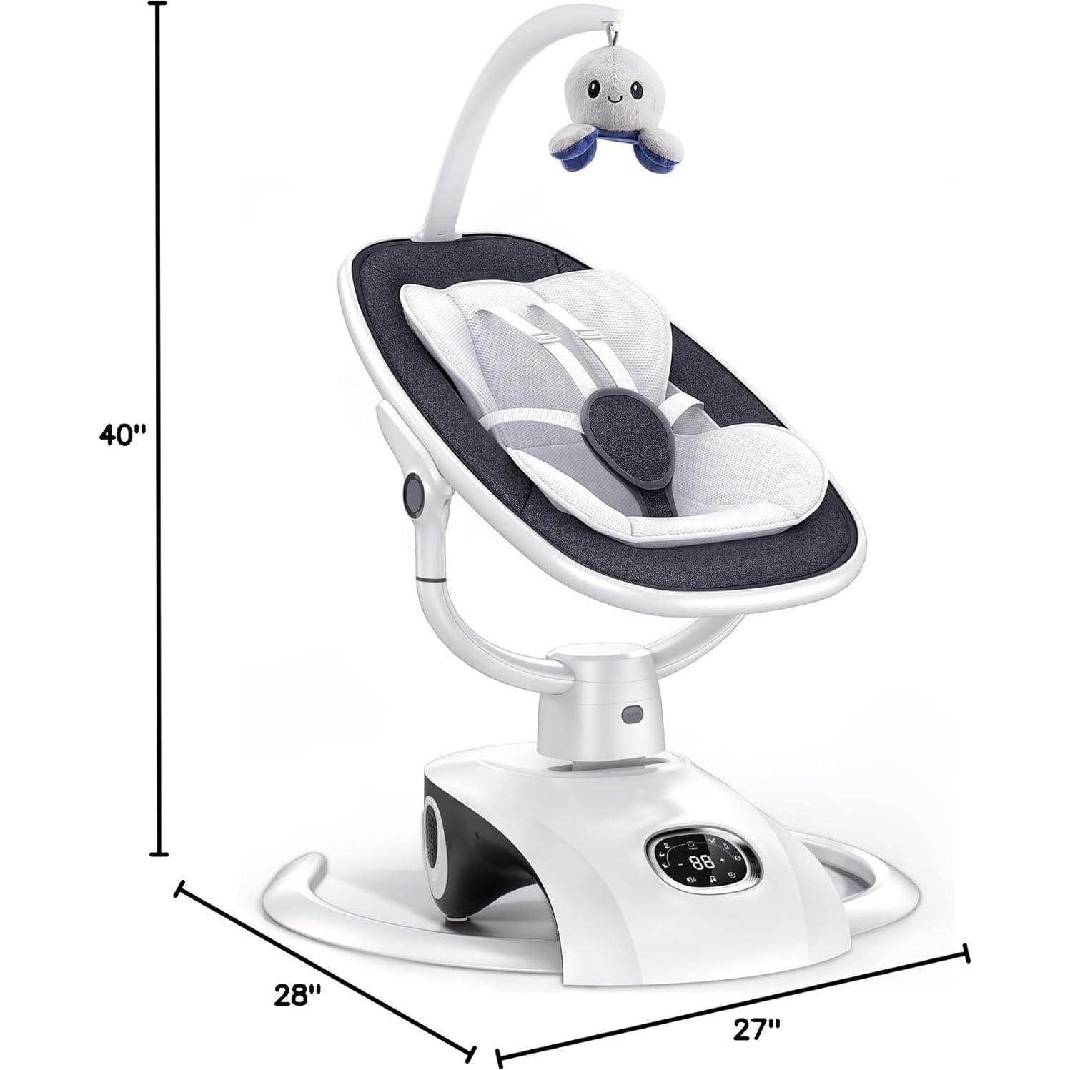 Columpio Eléctrico para Bebés VaVaSoo 6 Movimientos 5 Velocidades