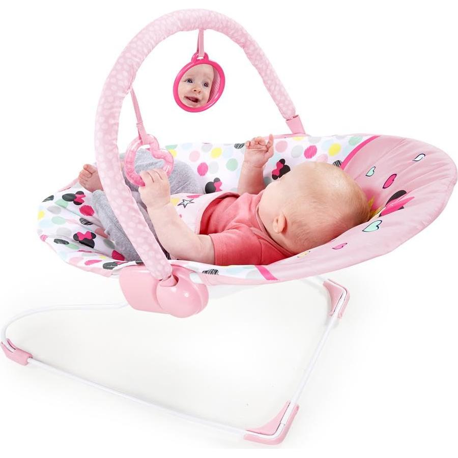 Asiento de rebote para bebés Minnie Mouse Bright Starts 0-9 kg