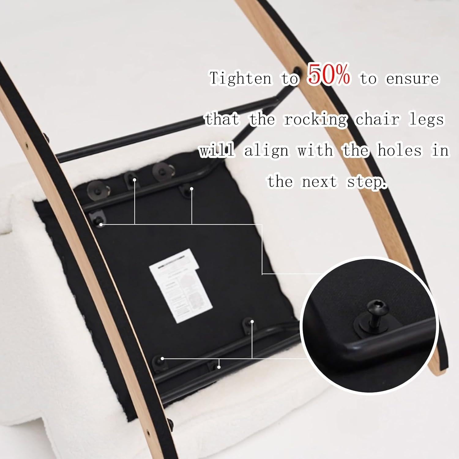 Silla Mecedora AUNEKIV Verde Acolchada Ergonómica para Adultos