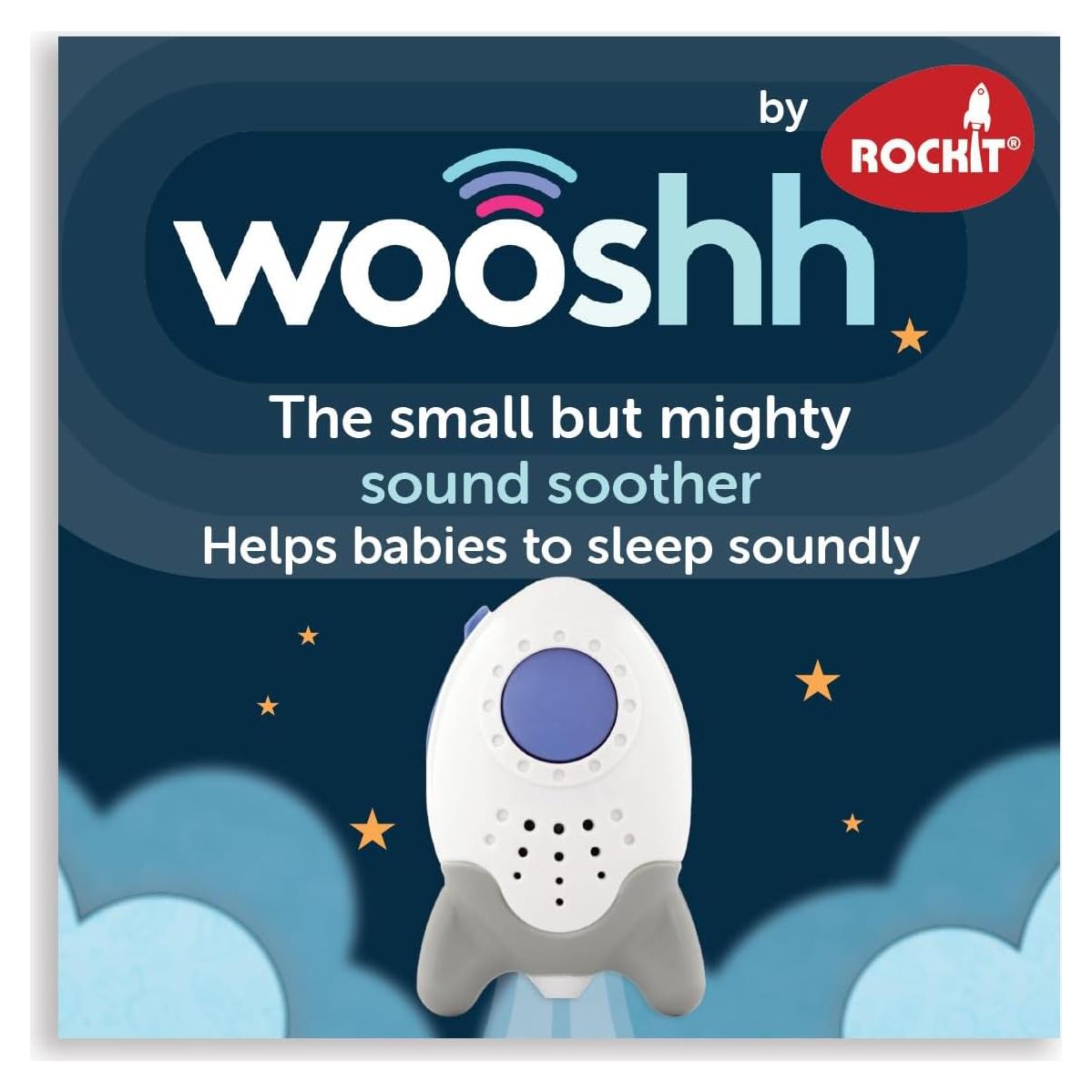 Máquina de Sonido Portátil Wooshh Rockit - 8 Sonidos Calmantes