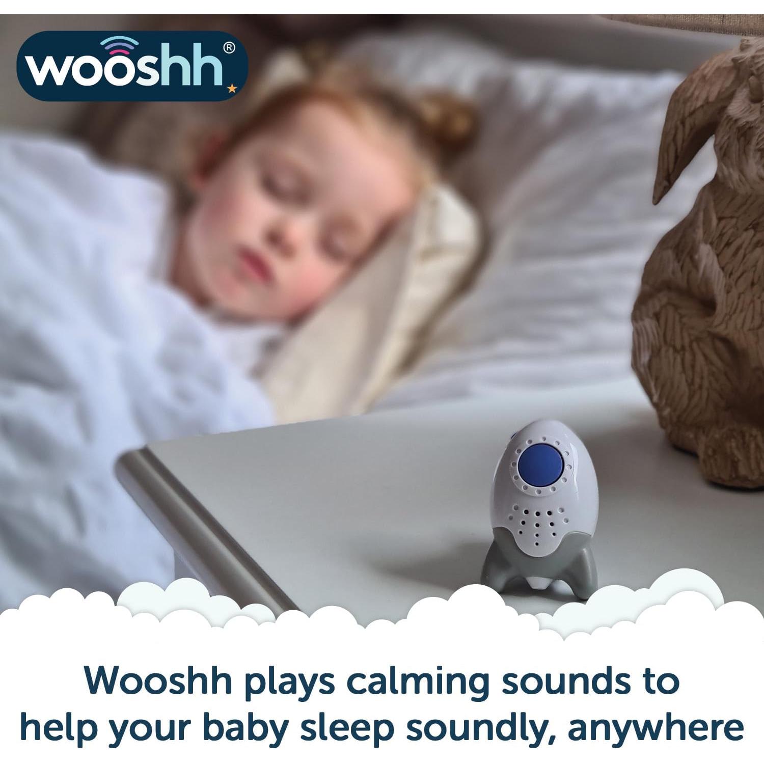 Máquina de Sonido Portátil Wooshh Rockit - 8 Sonidos Calmantes