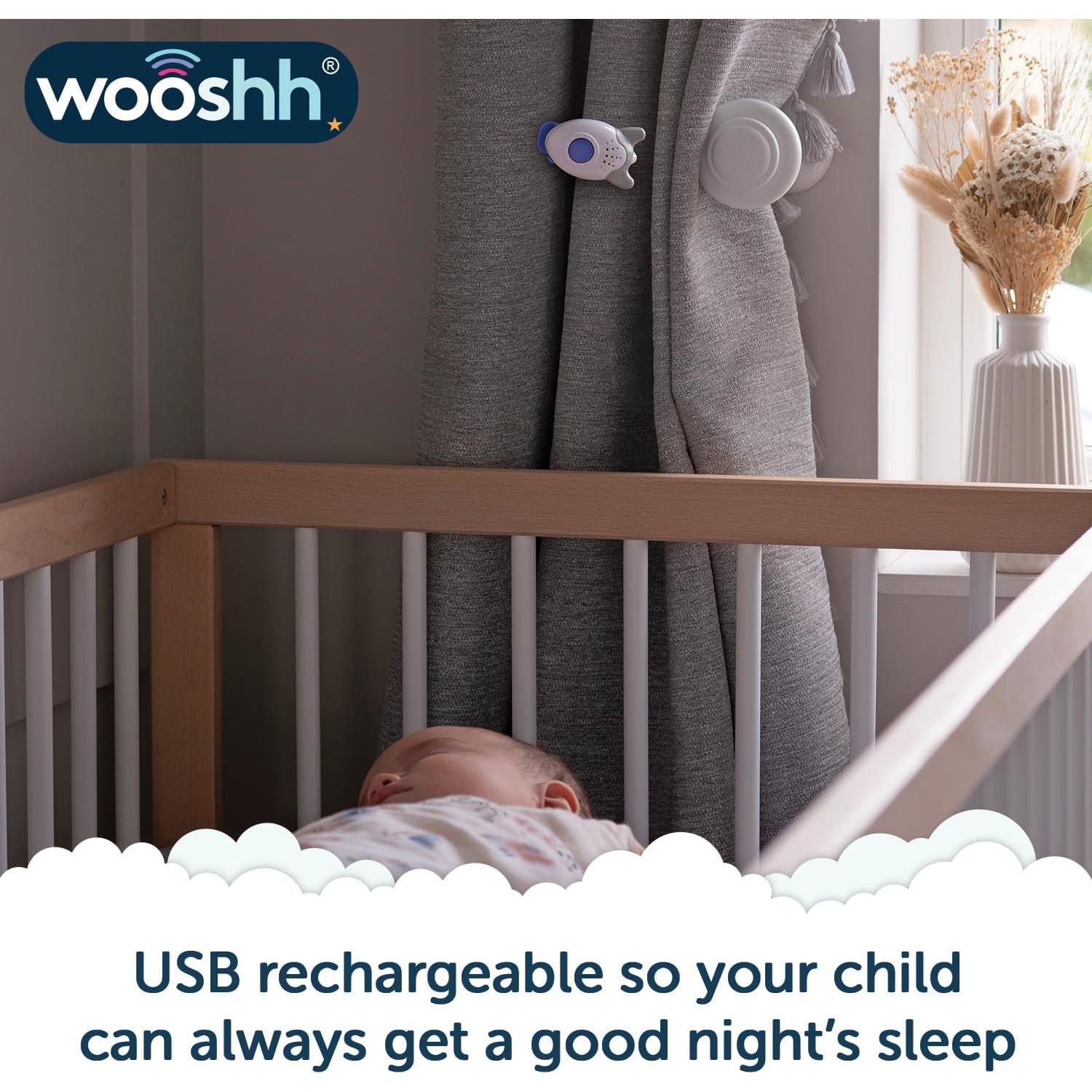 Máquina de Sonido Portátil Wooshh Rockit - 8 Sonidos Calmantes