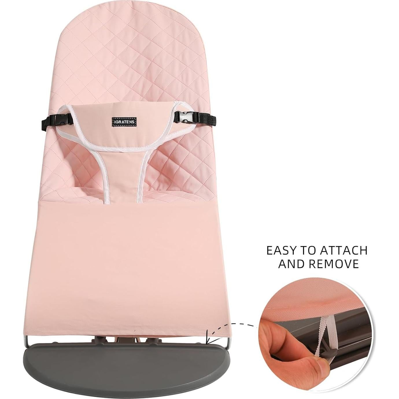 Funda de Tela para Columpio Baby Bjorn Rosa 100% Algodón