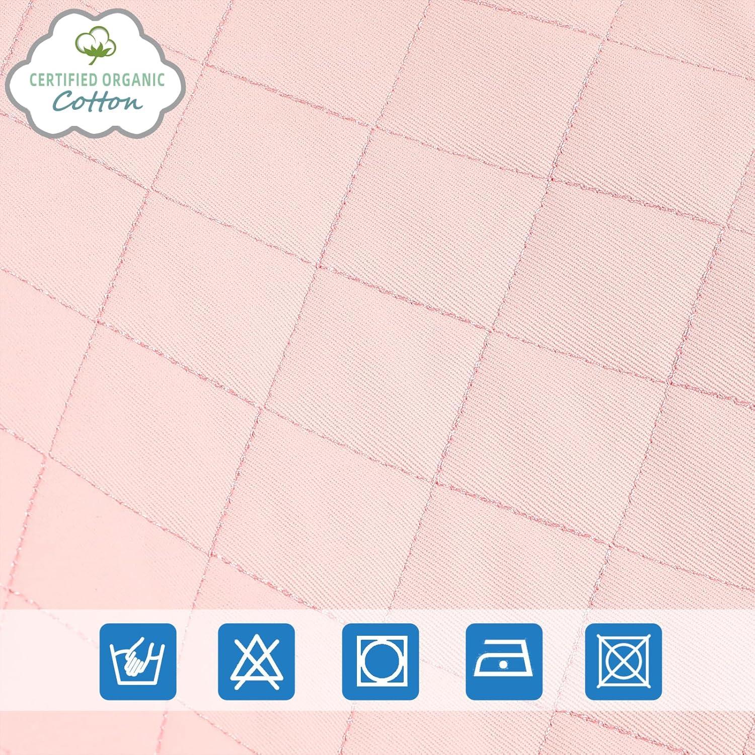 Funda de Tela para Columpio Baby Bjorn Rosa 100% Algodón