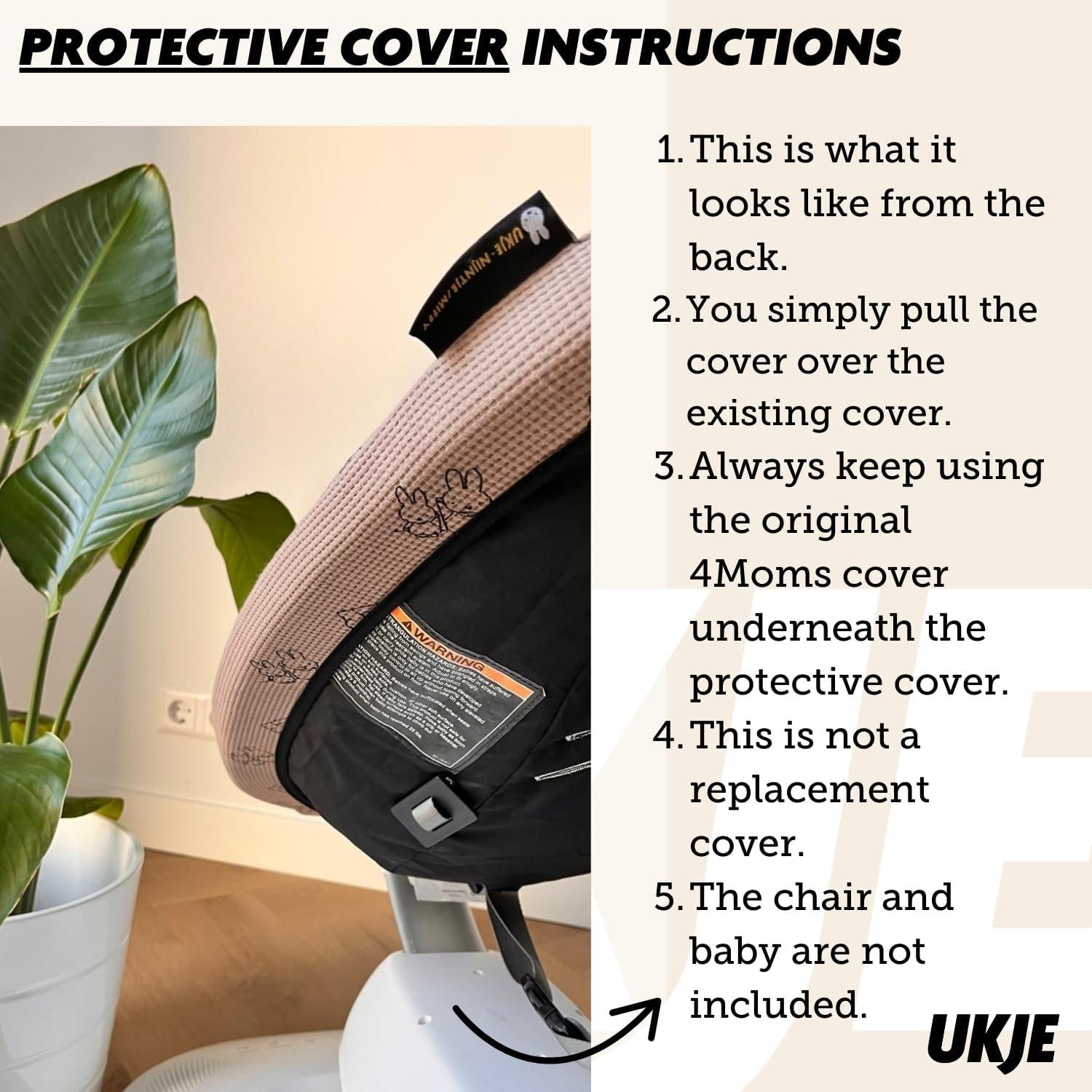 Cubierta Protectora UKJE Miffy para Columpio Bebé MamaRoo