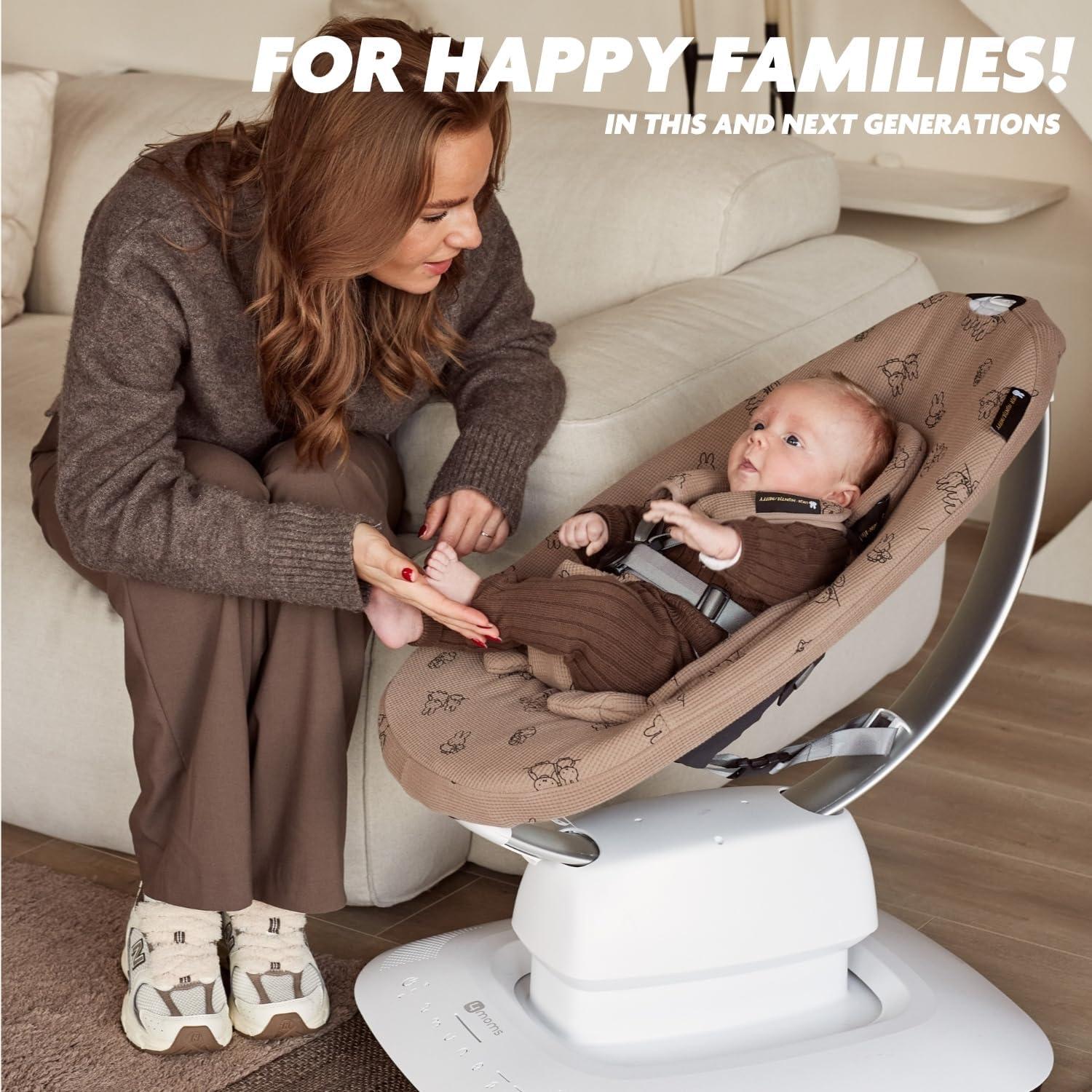 Cubierta Protectora UKJE Miffy para Columpio Bebé MamaRoo