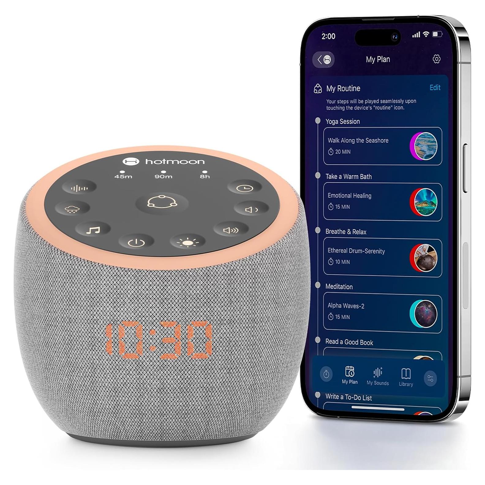 Máquina de Sonido Hotmoon Cocoon Pro 388 Sonidos Relajantes