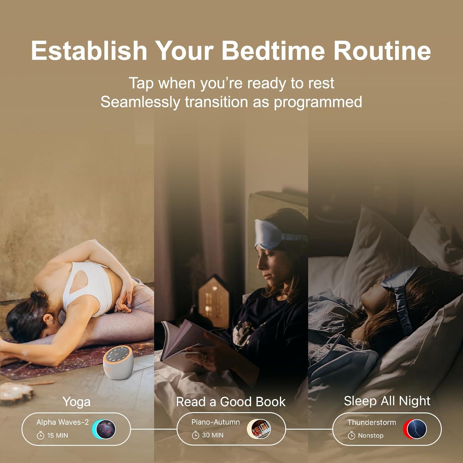 Máquina de Sonido Hotmoon Cocoon Pro 388 Sonidos Relajantes