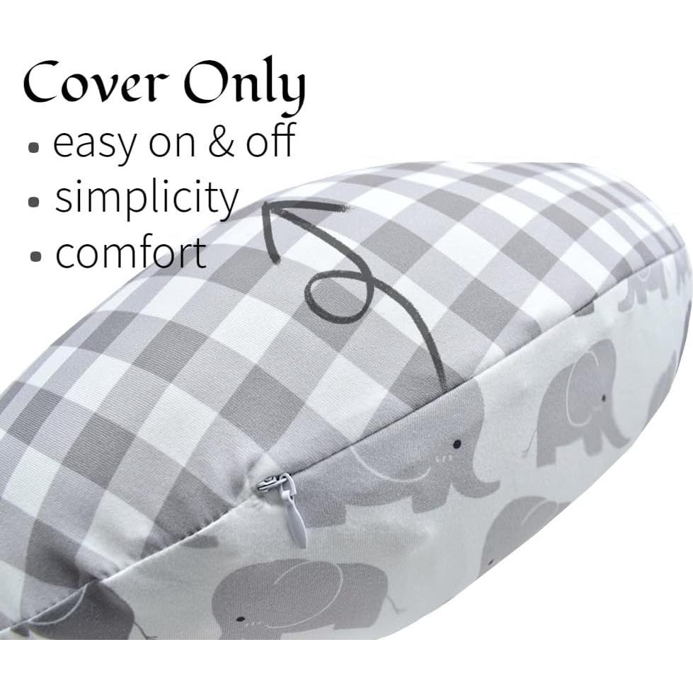 Almohada de Lactancia KLWJFK con Funda Suave 57x46 cm