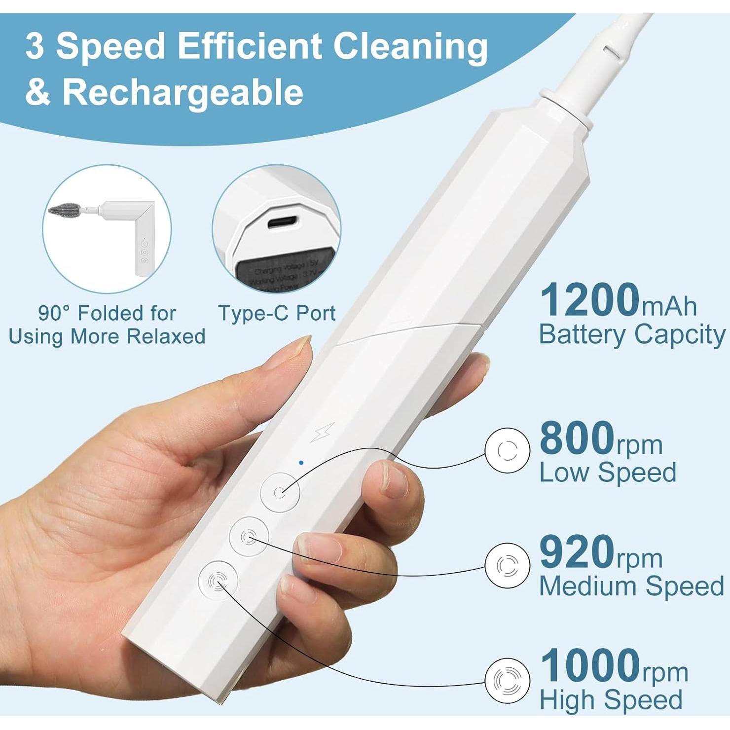 Kit Limpiador Eléctrico de Biberones Yoobao Mimo 23, 6 en 1
