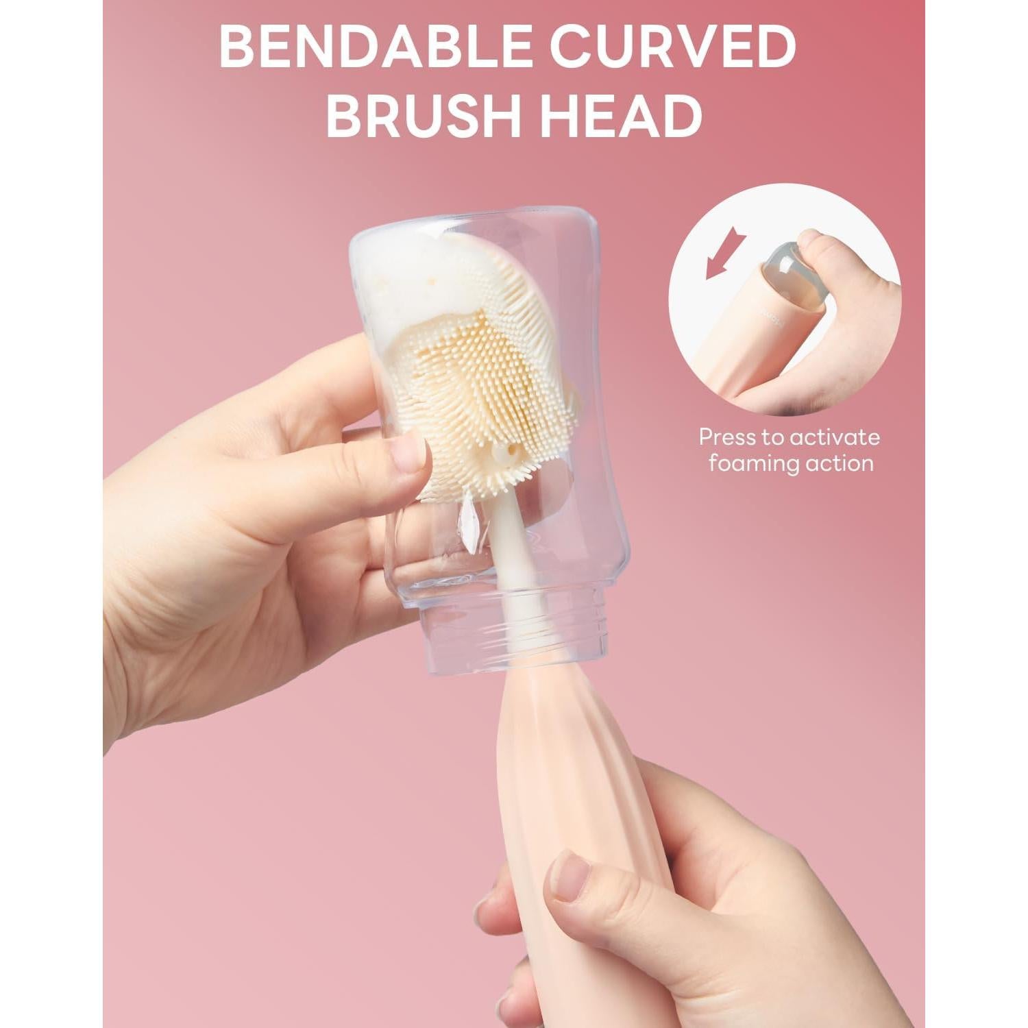 Juego de cepillos limpiadores de biberones Momfree - 4 cabezales