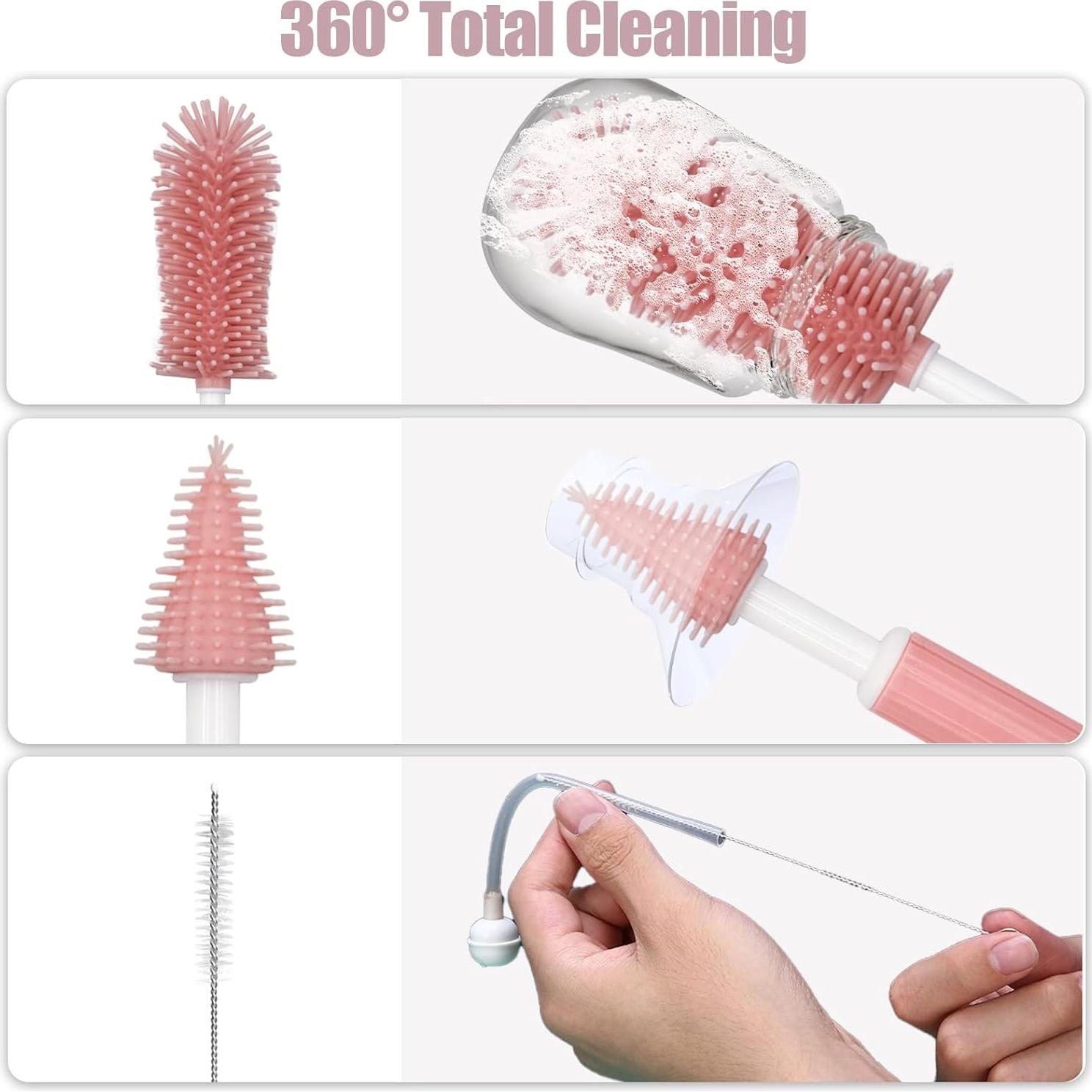 Kit de Limpieza 3 en 1 para Extractores de Leche LynxLink Rosa