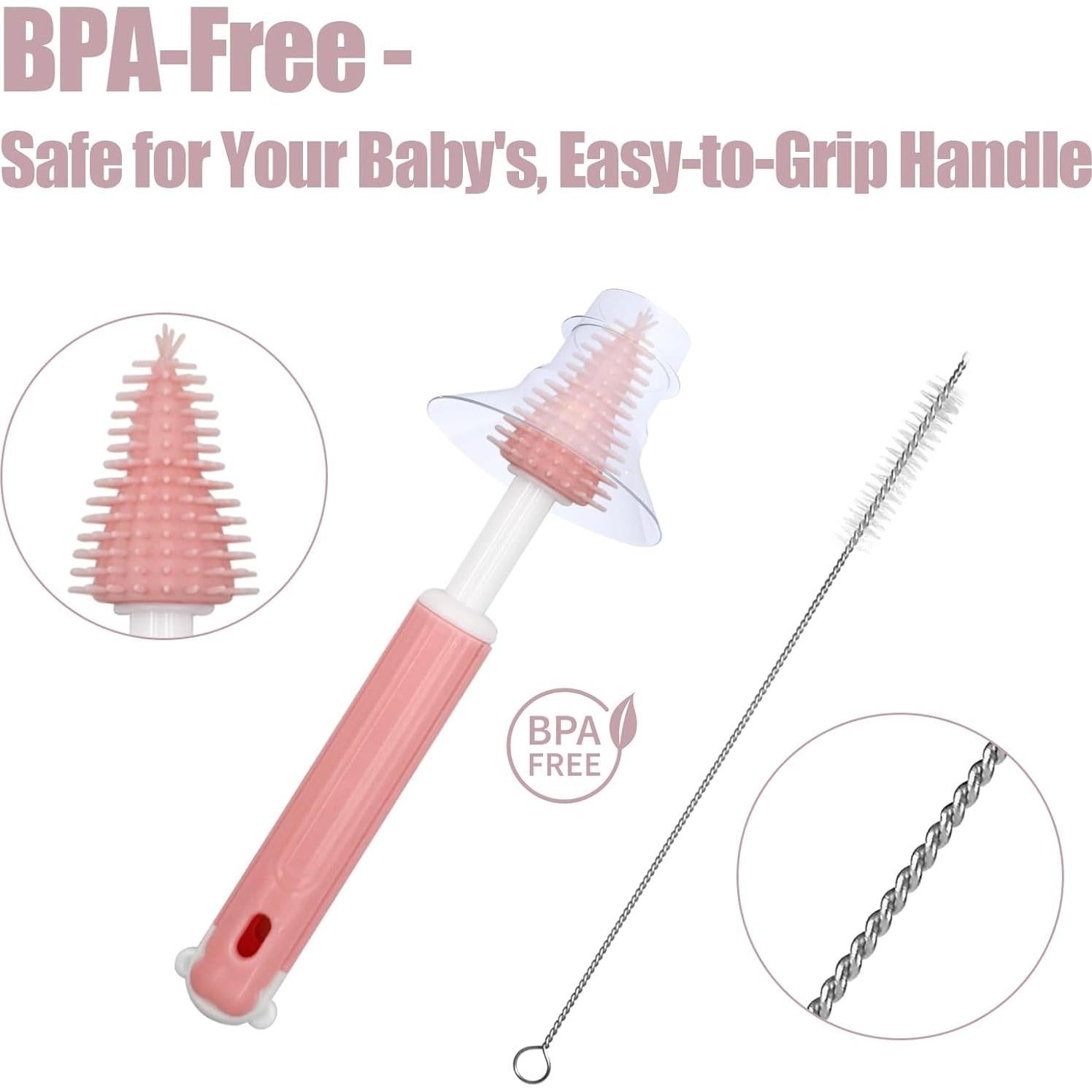 Kit de Limpieza 3 en 1 para Extractores de Leche LynxLink Rosa