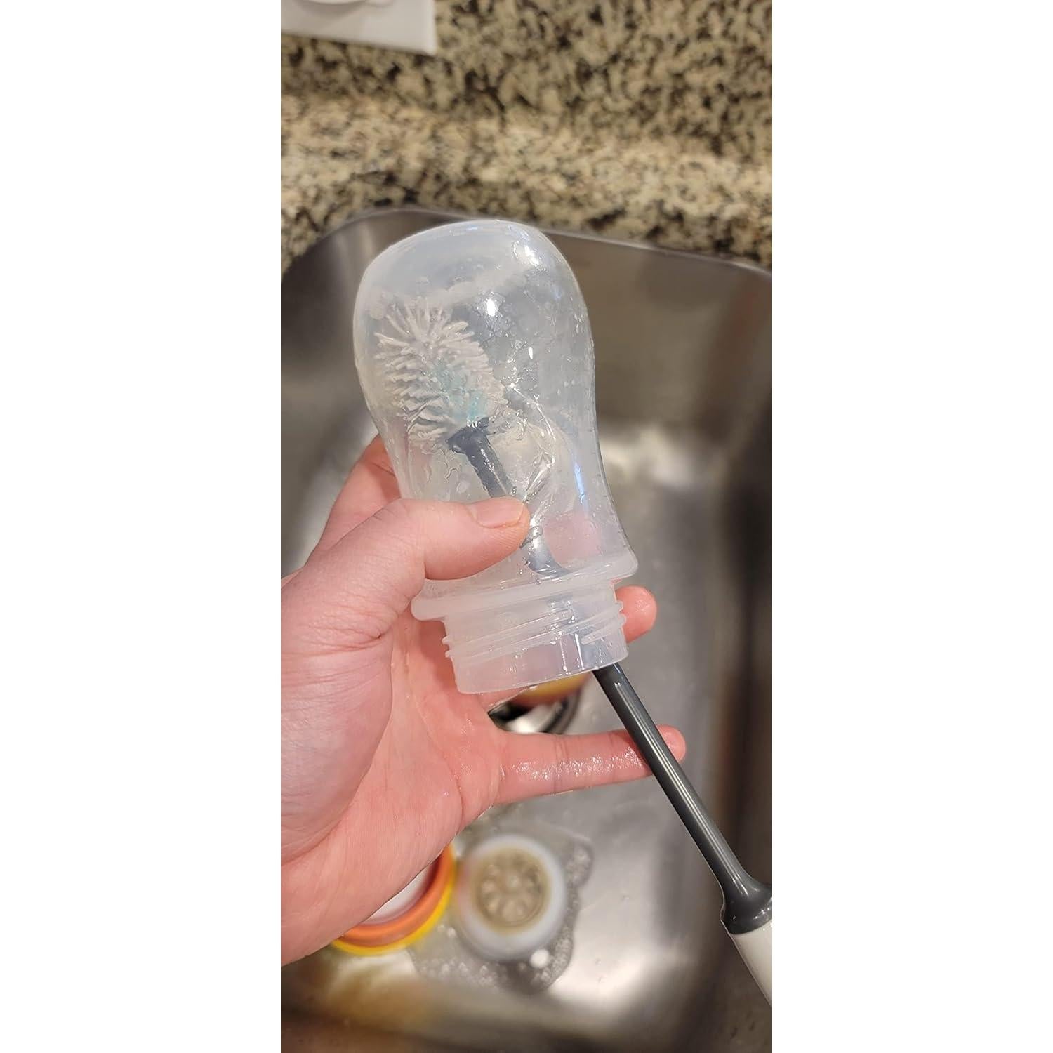 Cepillos de Silicona para Botellas Iconikal 2-Pack 30.48 cm Gris