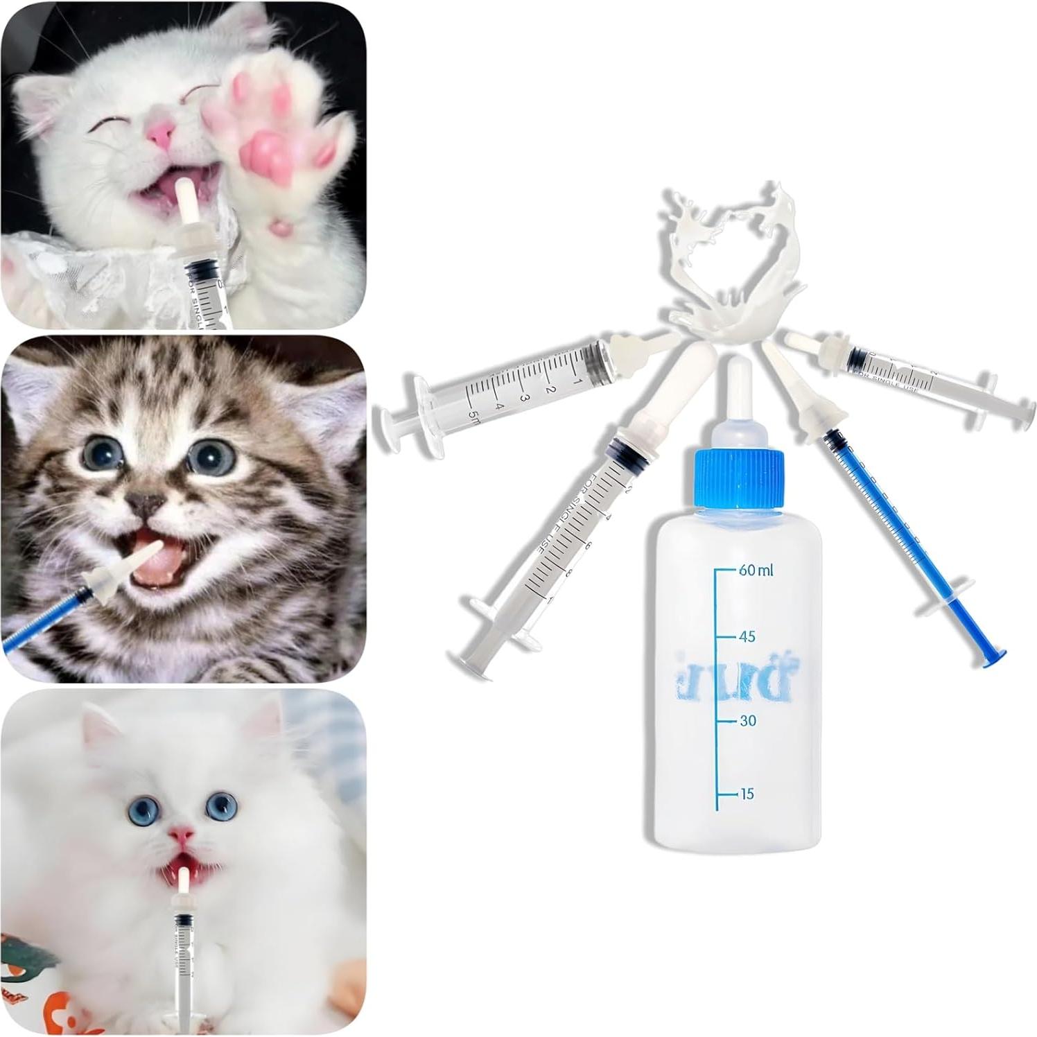 Kit de Alimentación para Gatitos SLWHYZL 1ml a 60ml